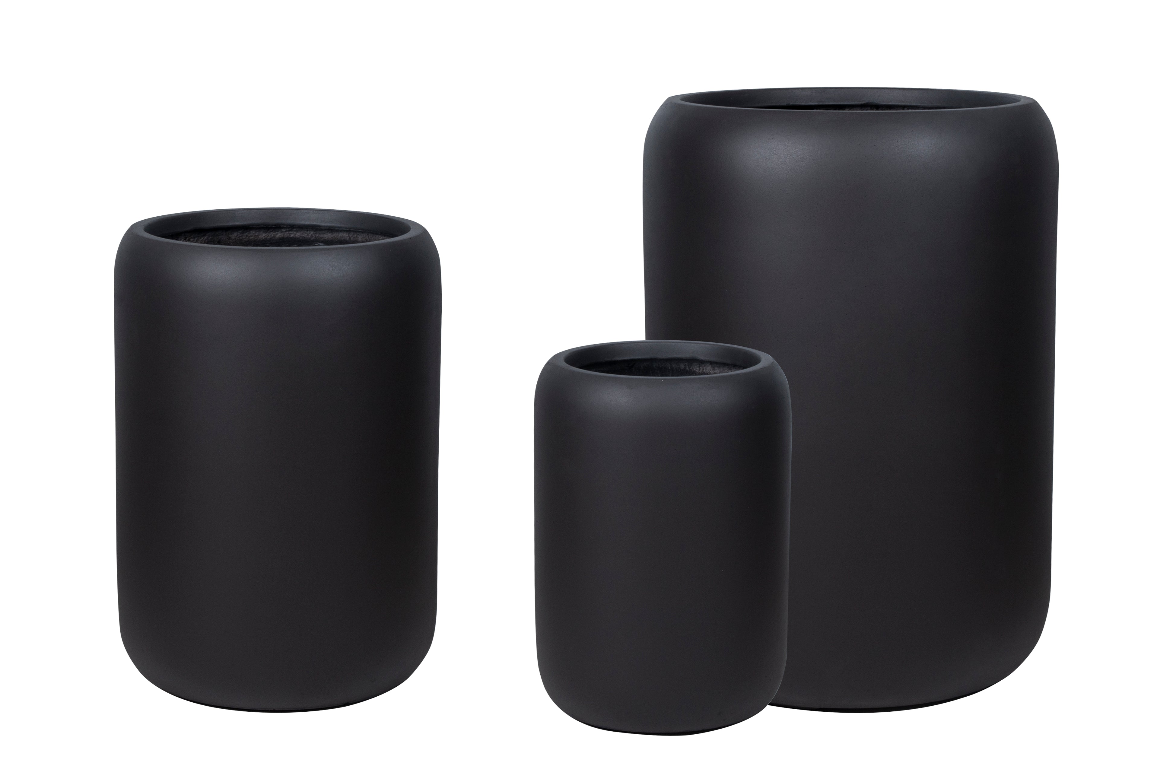 Round Fiber Clay Pot