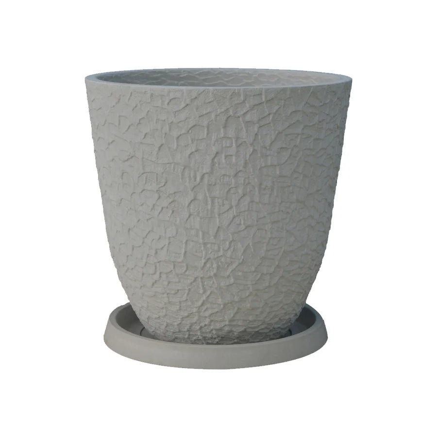 Round Flowerpot with Plate