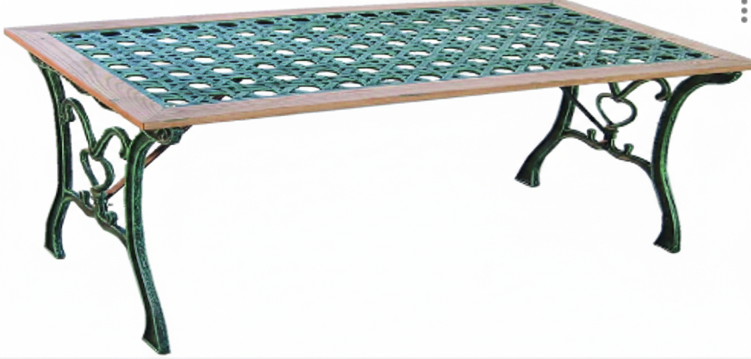 Willow Wood & Iron Table