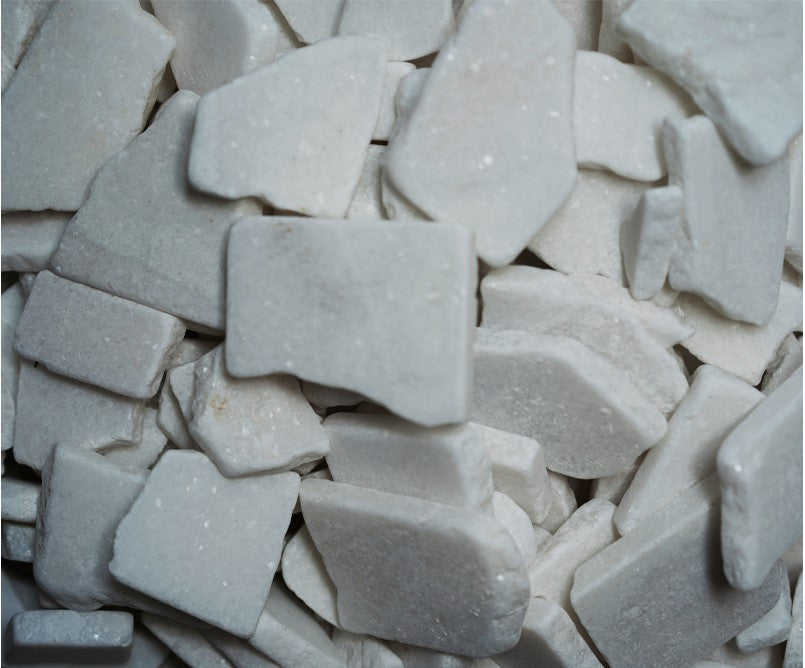 Irregular snow white