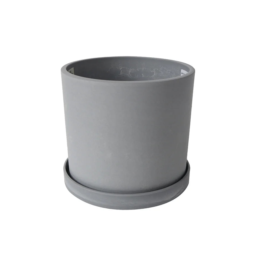 Round Flowerpot with Plate
