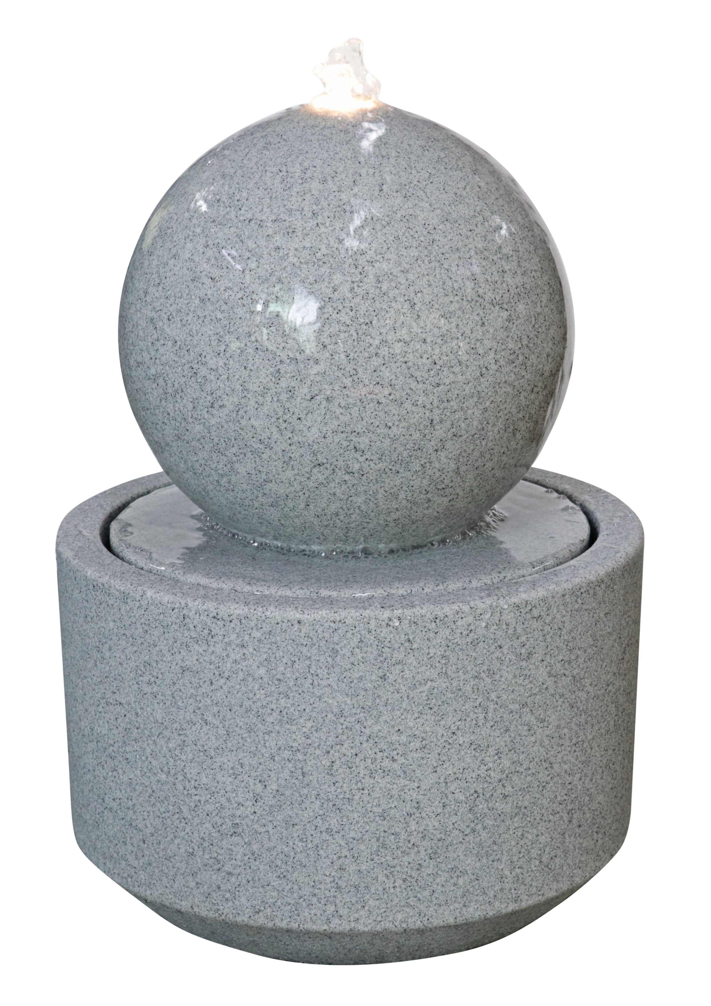 OUTDOOR FOUNTAIN WITH LED LIGHT