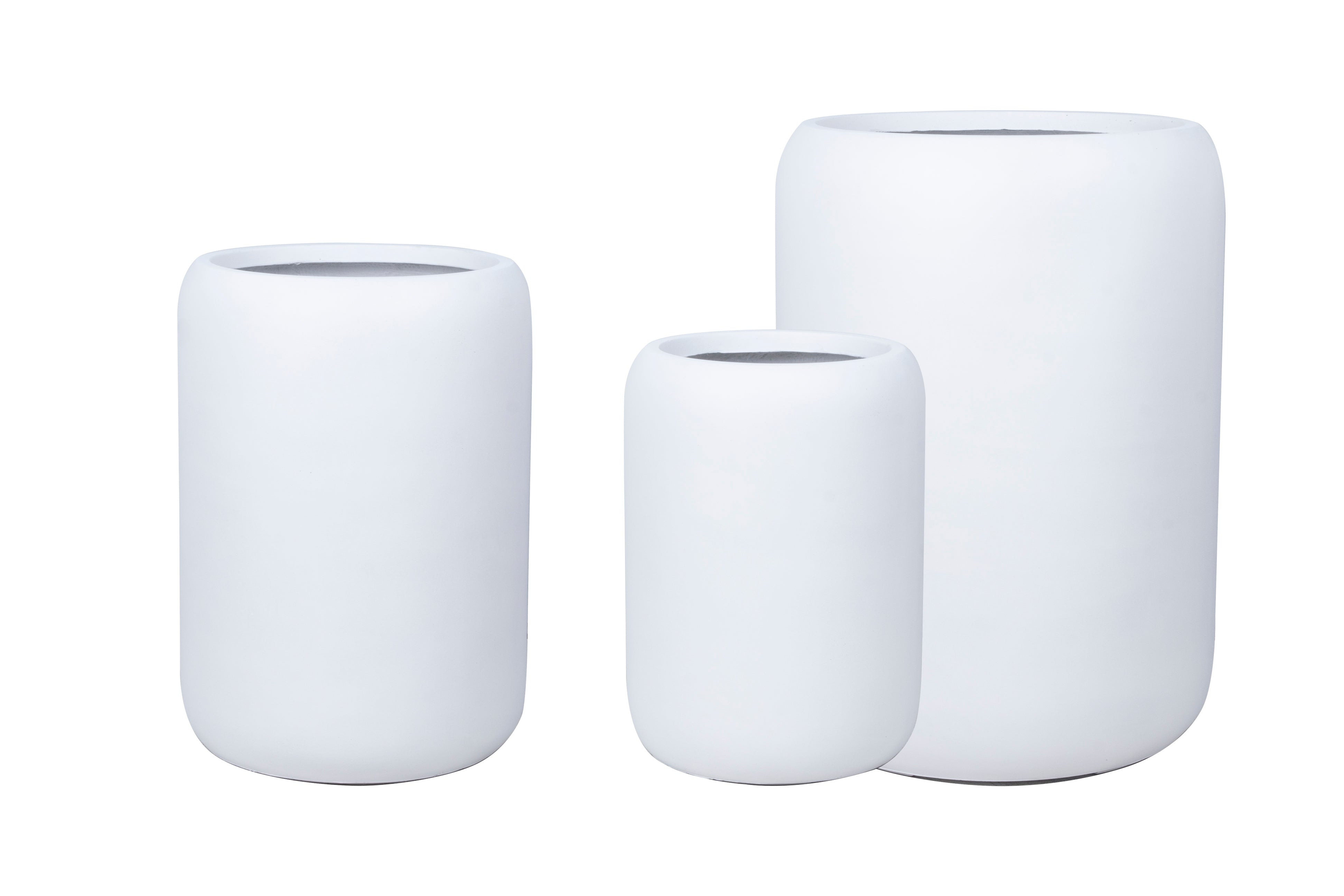 Round Fiber Clay Pot