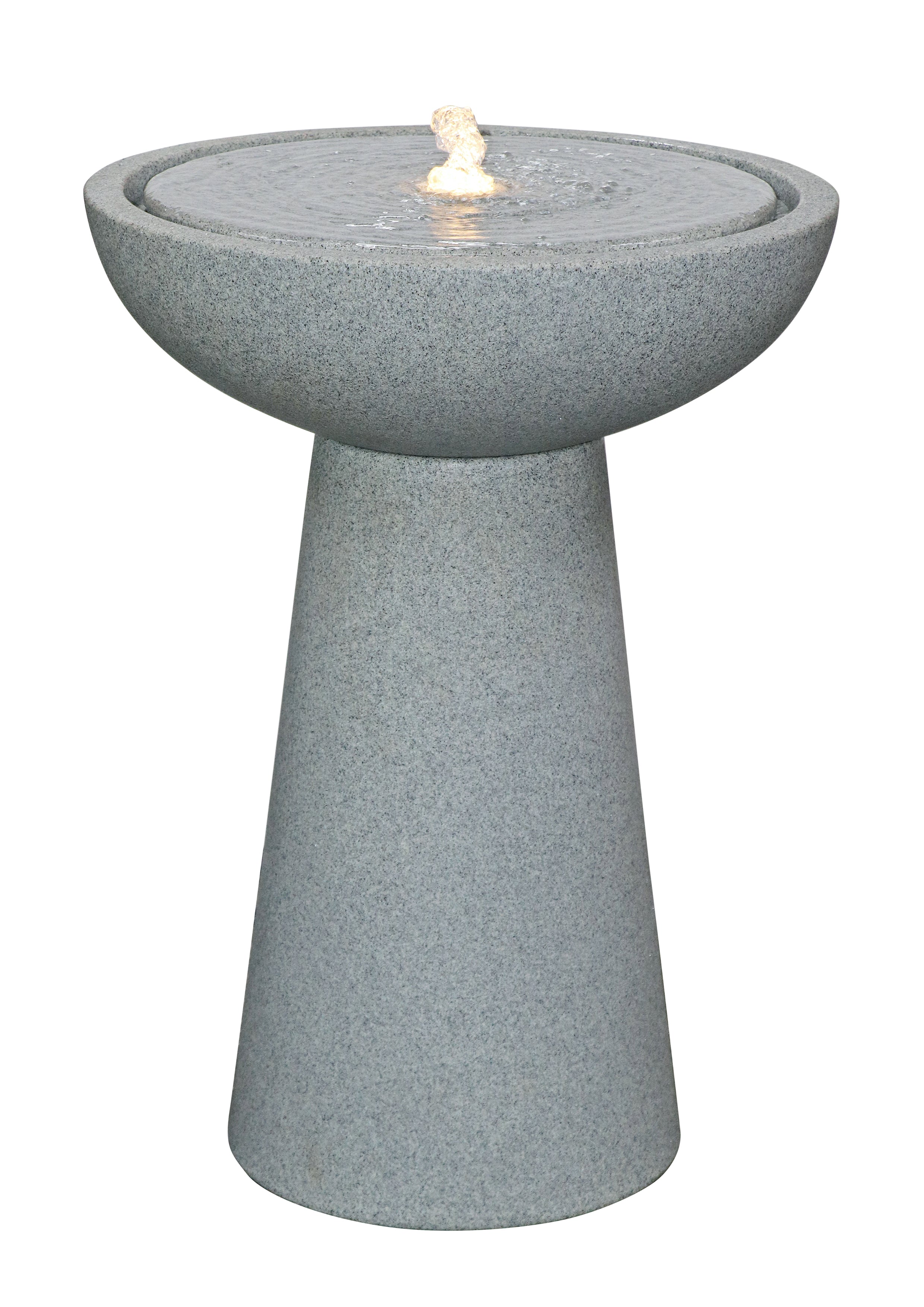 OUTDOOR FOUNTAIN WITH LED LIGHT